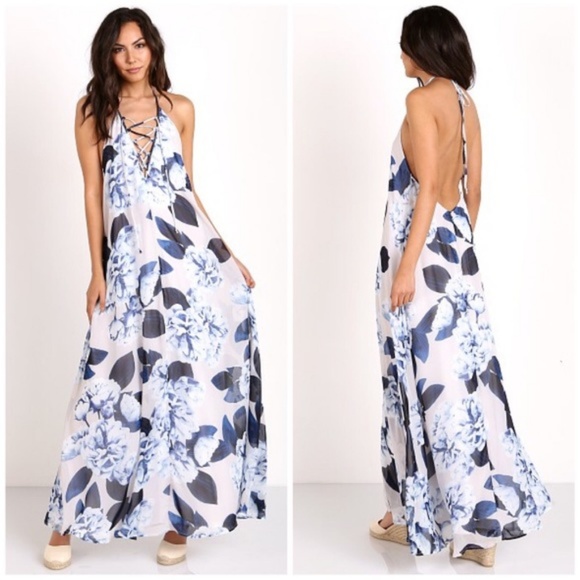 Show Me Your MuMu Dresses & Skirts - Show Me Your Mumu Logan Lace-Up Maxi Dress